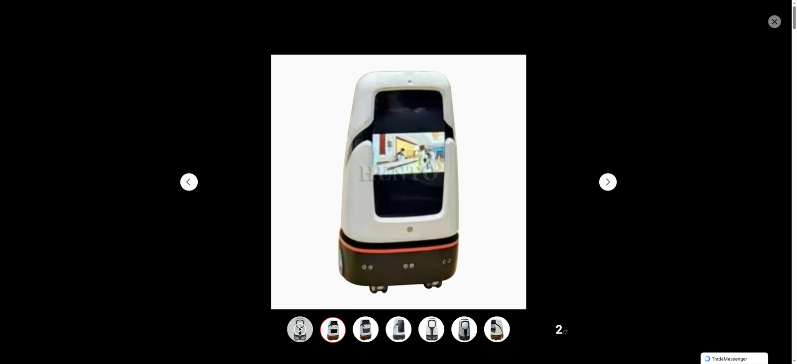 Automatic Charging Robot Delivery Food For Hotel   Robot Reception Hotel