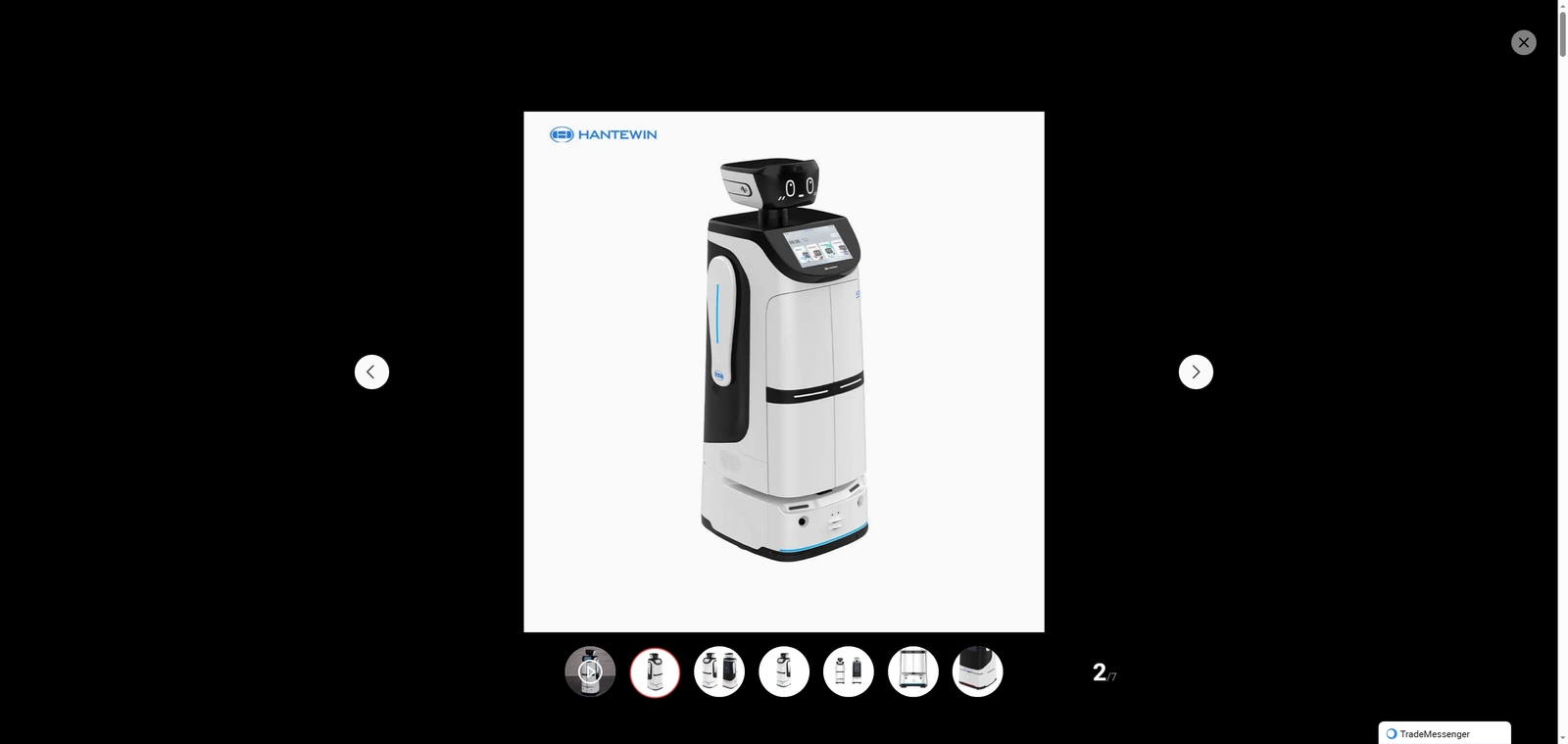 Best-Selling Customer Service Waiter Assistant Intelligent Delivery Robot for Hotel