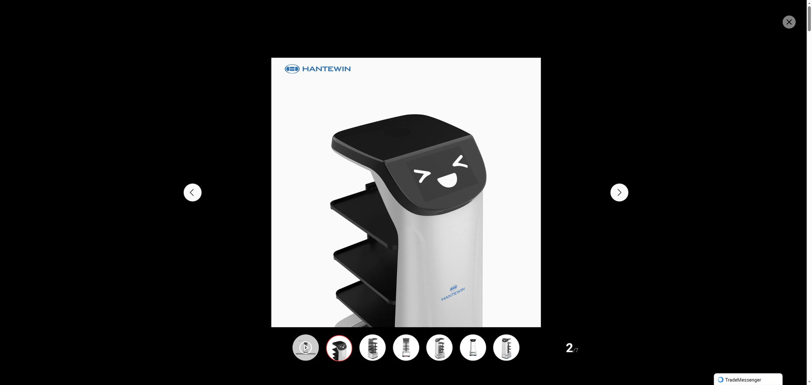 Autonomous Intelligent Smart Food Delivery Robot Multiple Trays for Restaurant and Hotel