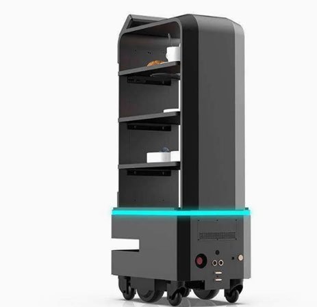 Flash Food Delivery Robot Suitable for Multiple-Table Service in High-End Hotel Restaurants