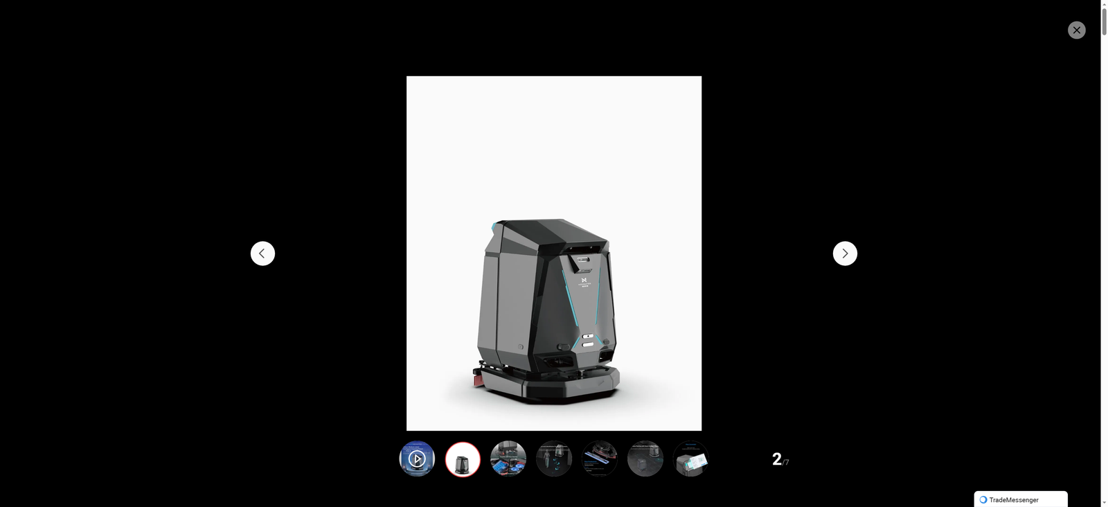 Intelligent Commercial Cleaning Floor Scrubber Robot Auto Drive Water Supply Drain for Hotels Real Estate