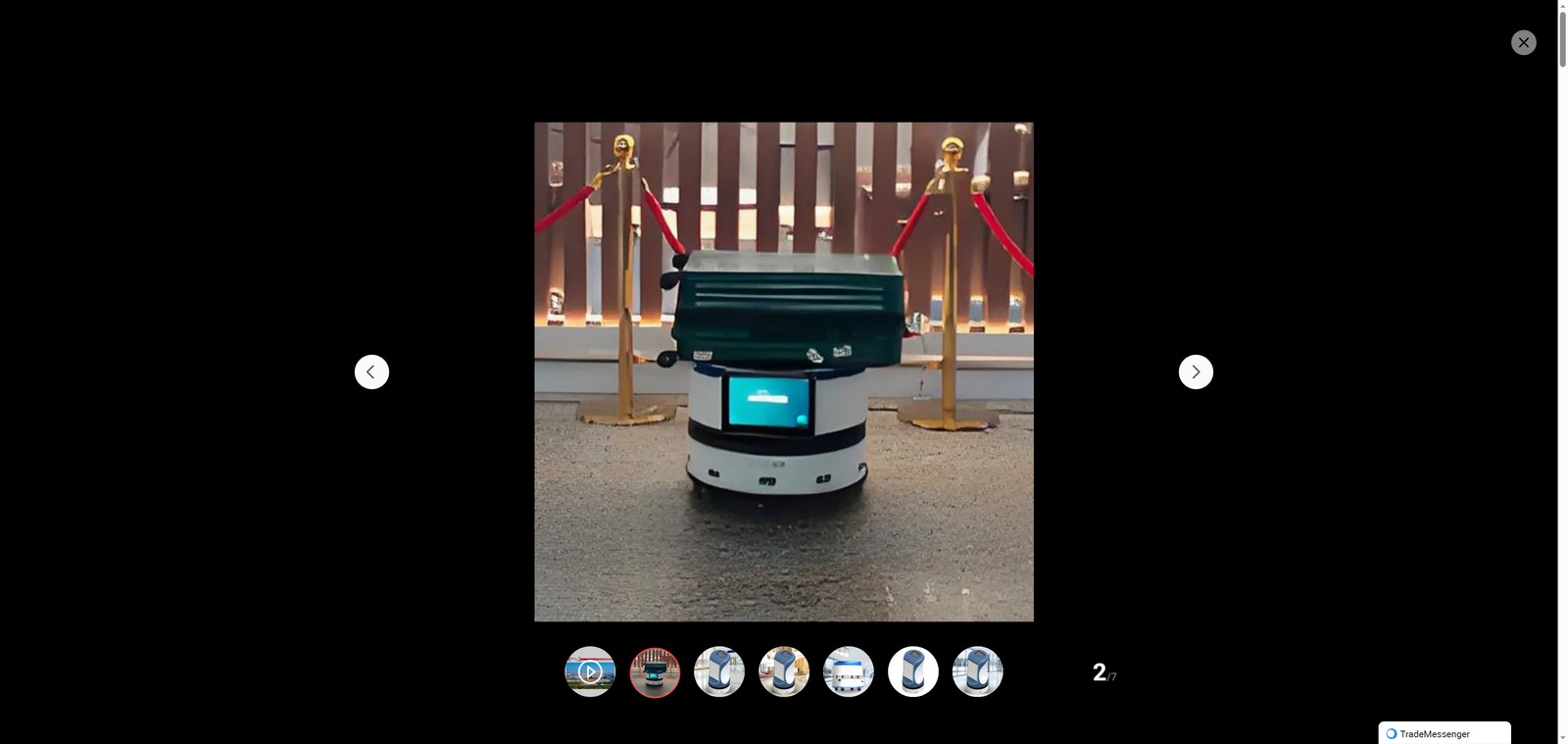 Contactless Delivery Robot Butler for Efficient Hotel Service Solutions