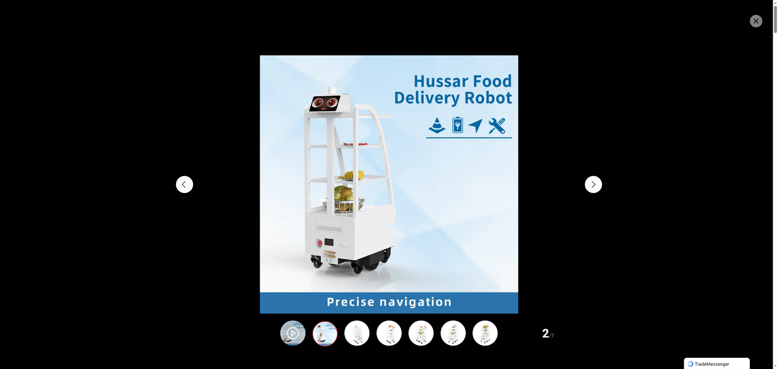 Auto Smart Robot Intelligent Navigation Dish Delivery Bot Fully Automatic Food Distribution Robot for Hotel Dish Delivery Car Service
