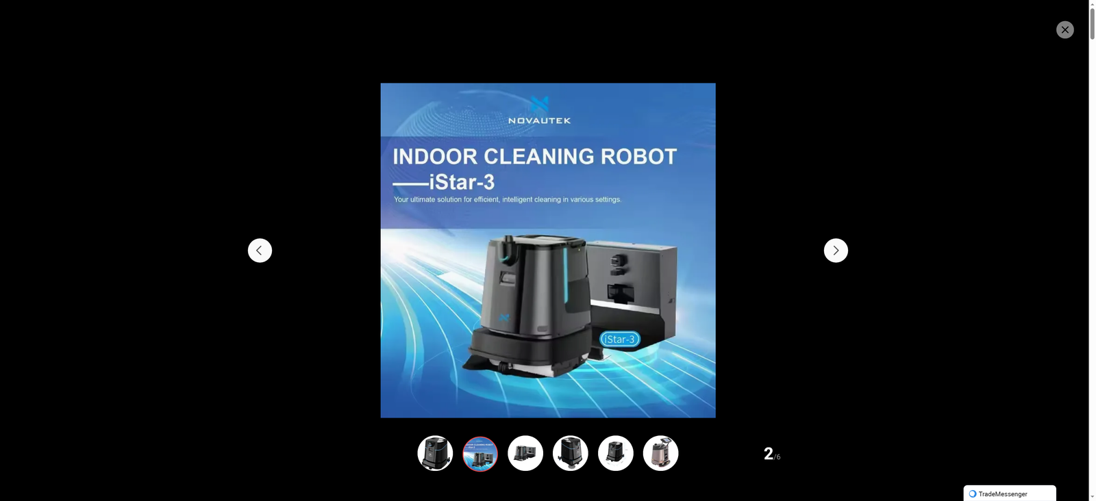 Rechargeable Battery Indoor Floor Cleaning Robot for Office and Hotels with Autonomous Water Refill