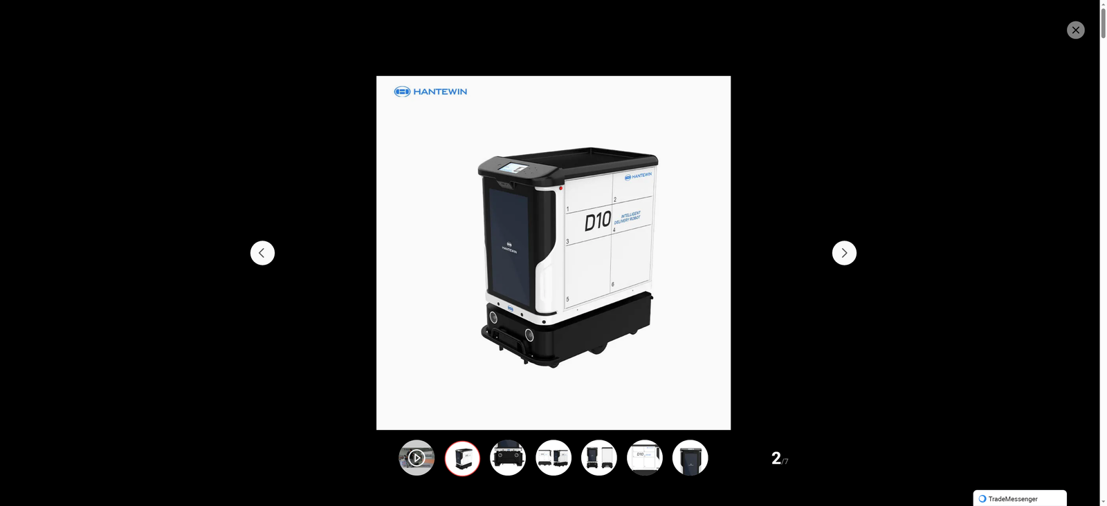 Package Logistics Distribution Roboter Hotel Service Item Autonomous Commercial Intelligent Delivery Robot