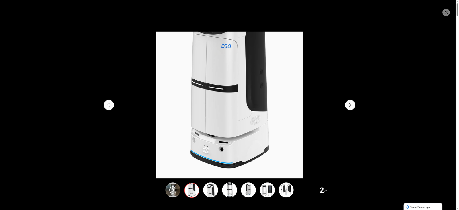 High-Speed Intelligent Service Smart Food Delivery Robot for Hotels Long Battery Life