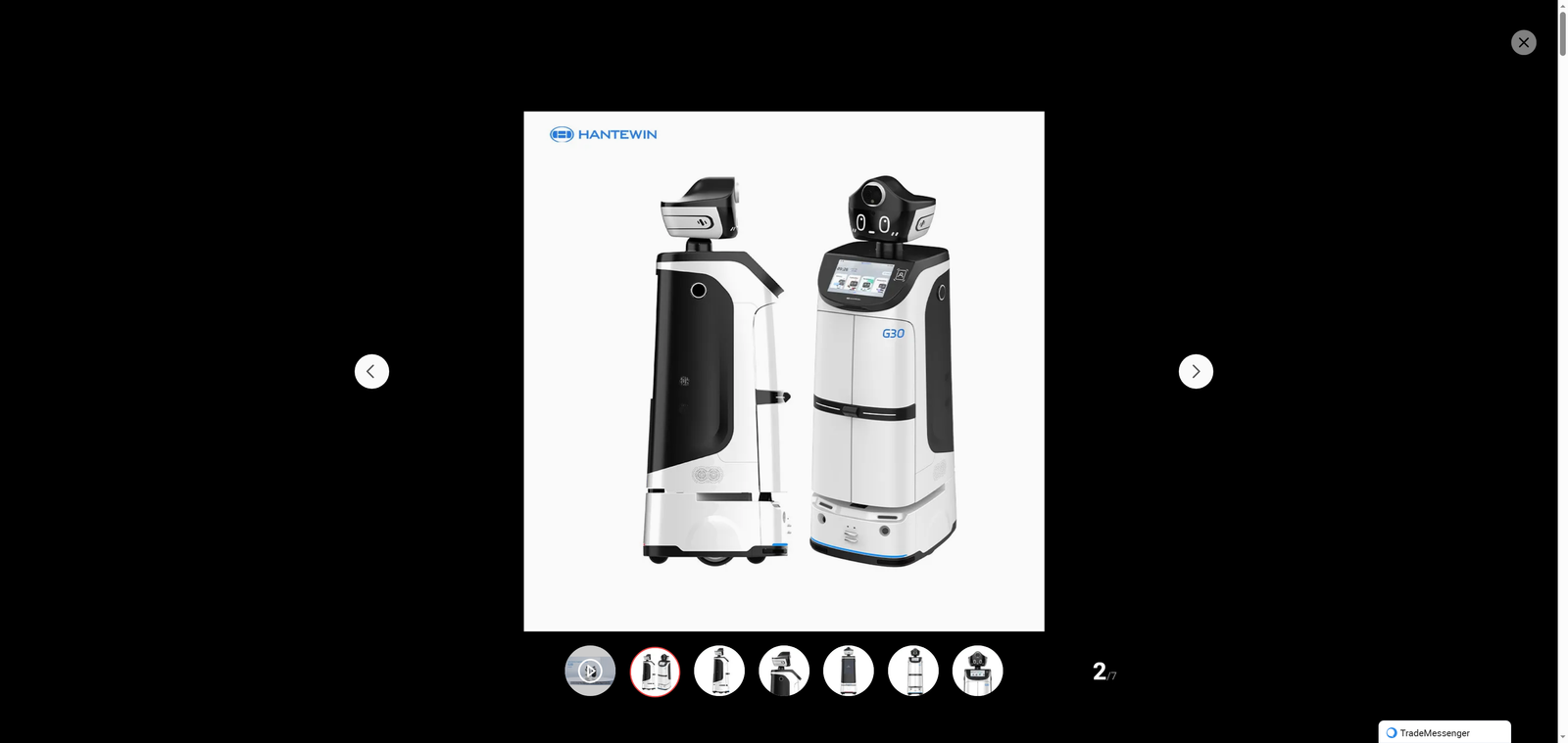 Intelligent Service Security Inspection Detection Guard Patrol Robot for Supermarket Hotel