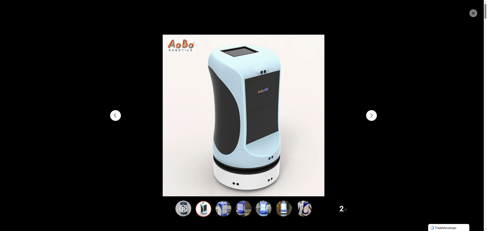 Factory High Quality Fire - Resistant Material 4 - Star Hotel Delivery Robot