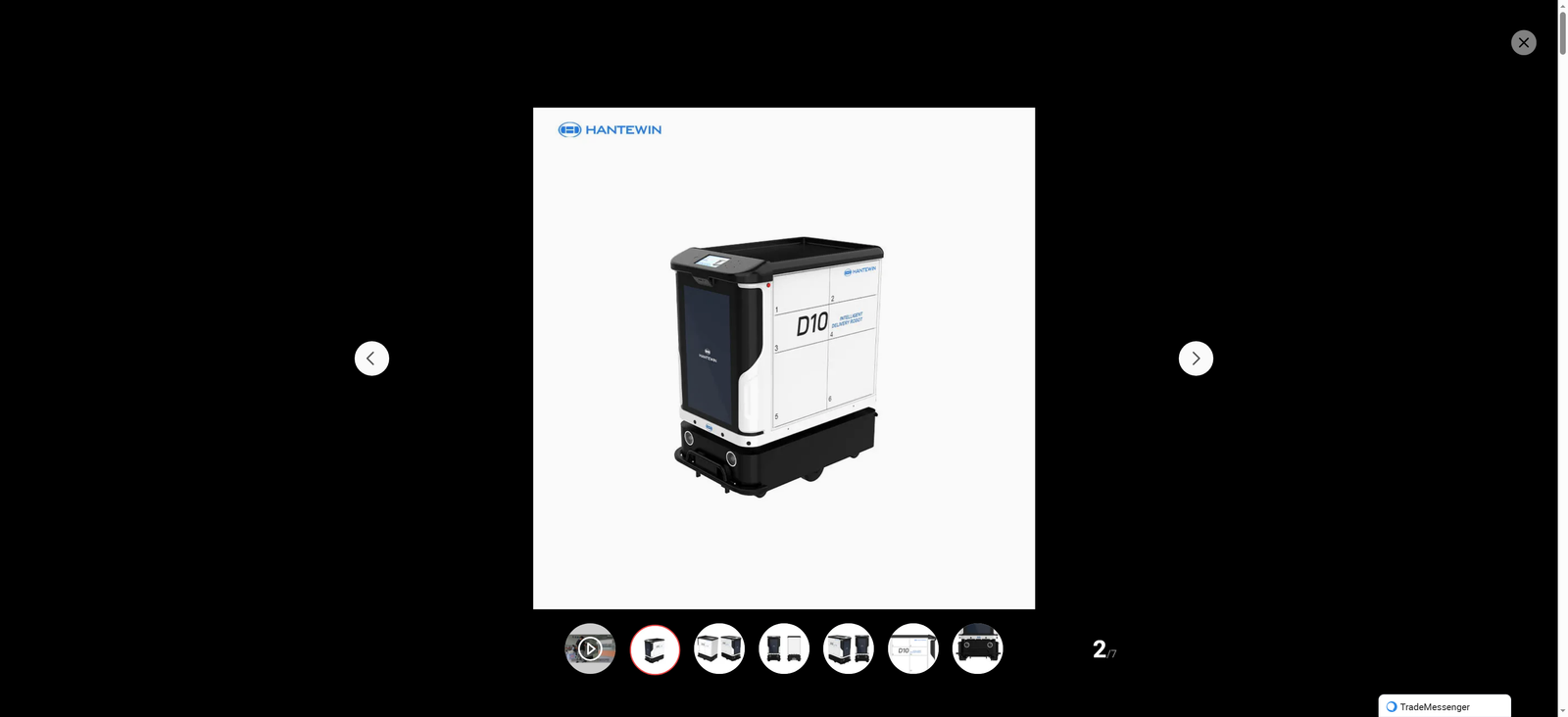 High Load Bearing Auto Charging Navigation for Restaurant Hotel Food Delivery Robot