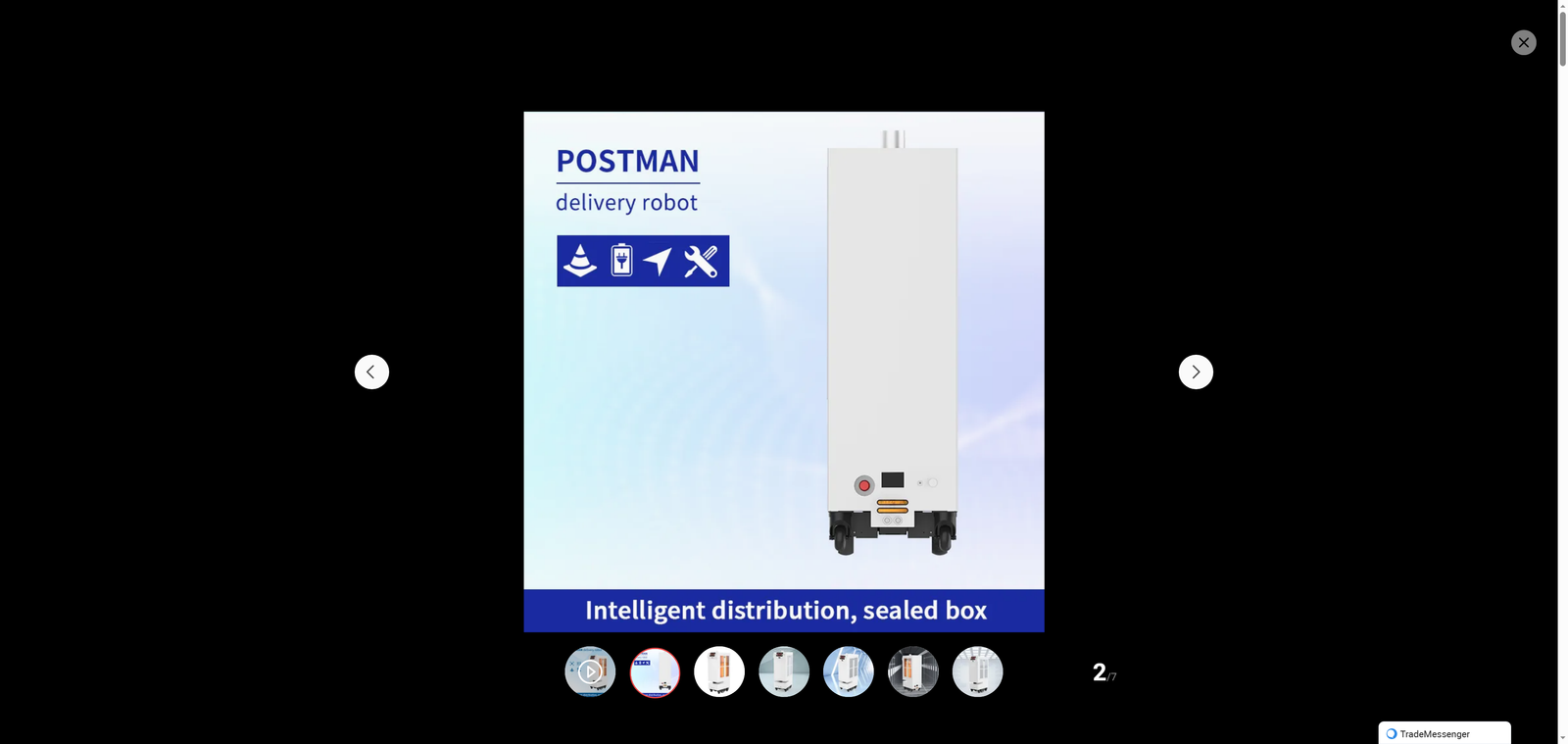 Delivery Robot Double Door Cabinet High Cost Performance Office Hotel Restaurant KTV Item Delivery Robot Good Performance