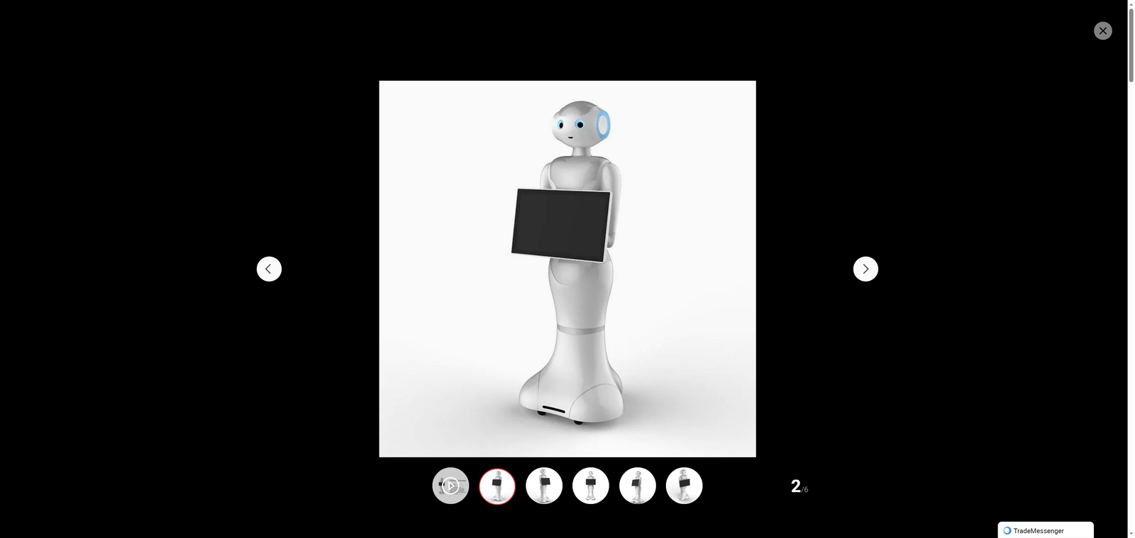 Peipei2 Intelligent Interactive Welcome Service Robot