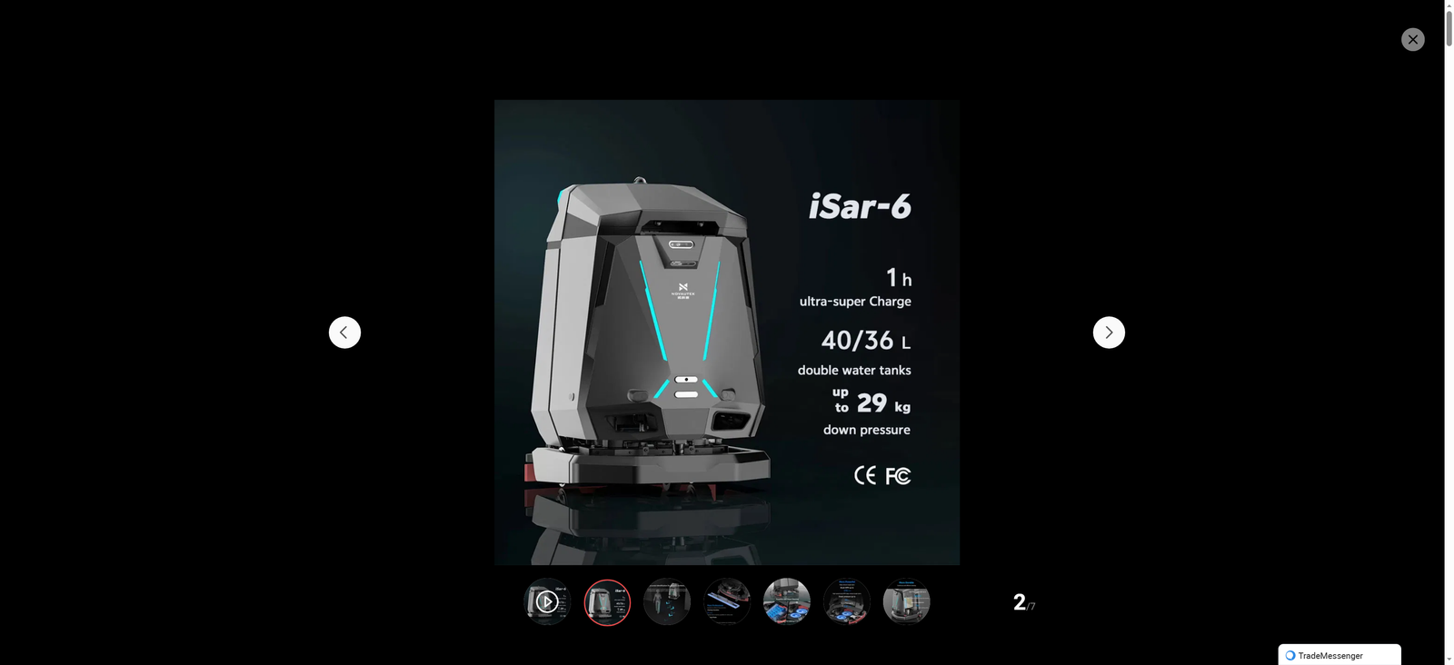 Avoid People Obstacles Stop as Needed Office Hotel Supermarket Smart Cleaning Robot