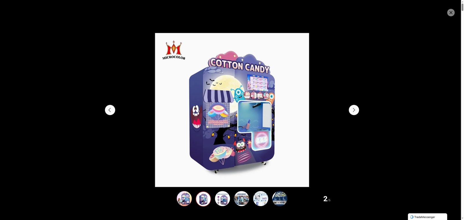 Commercial Cotton Candy Robot for Effortless Sugar Confectionery