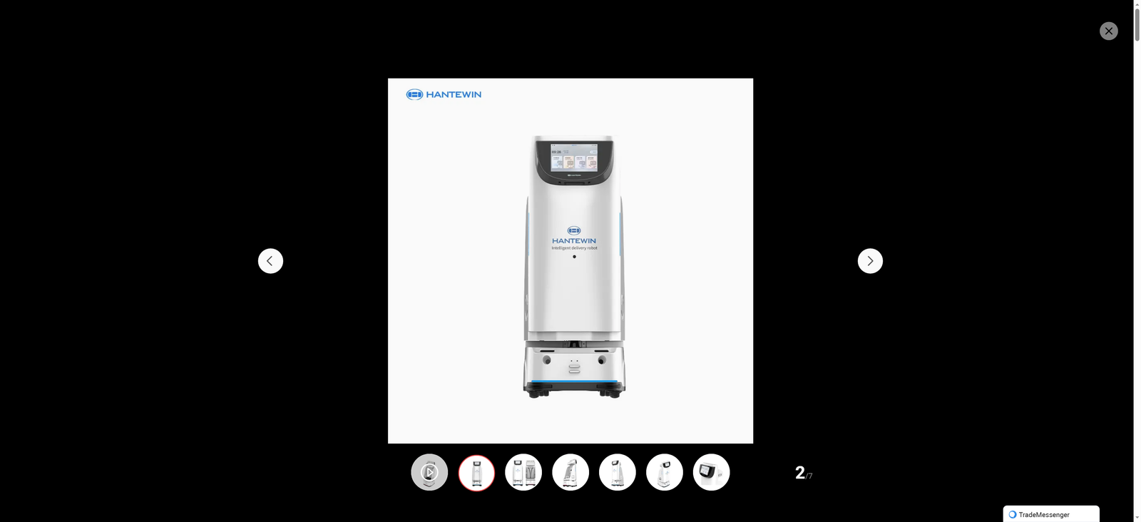 Intelligent Mobile Advertising Service Smart Luggage Delivery Robot in The Airport Hotel