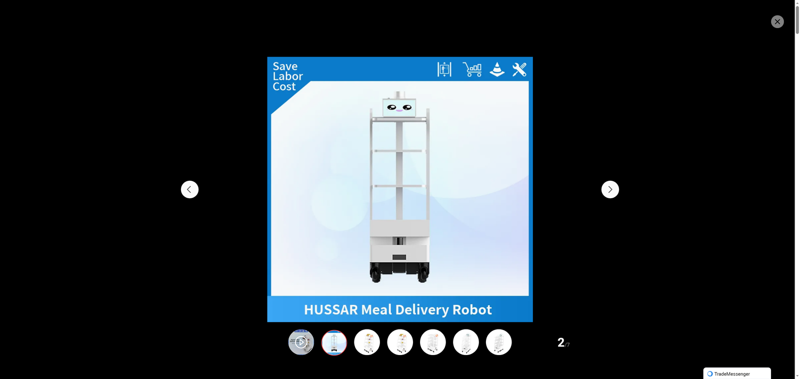 Office Hotel Restaurant KTV Government Food Delivery Robot Document Transfer Robot