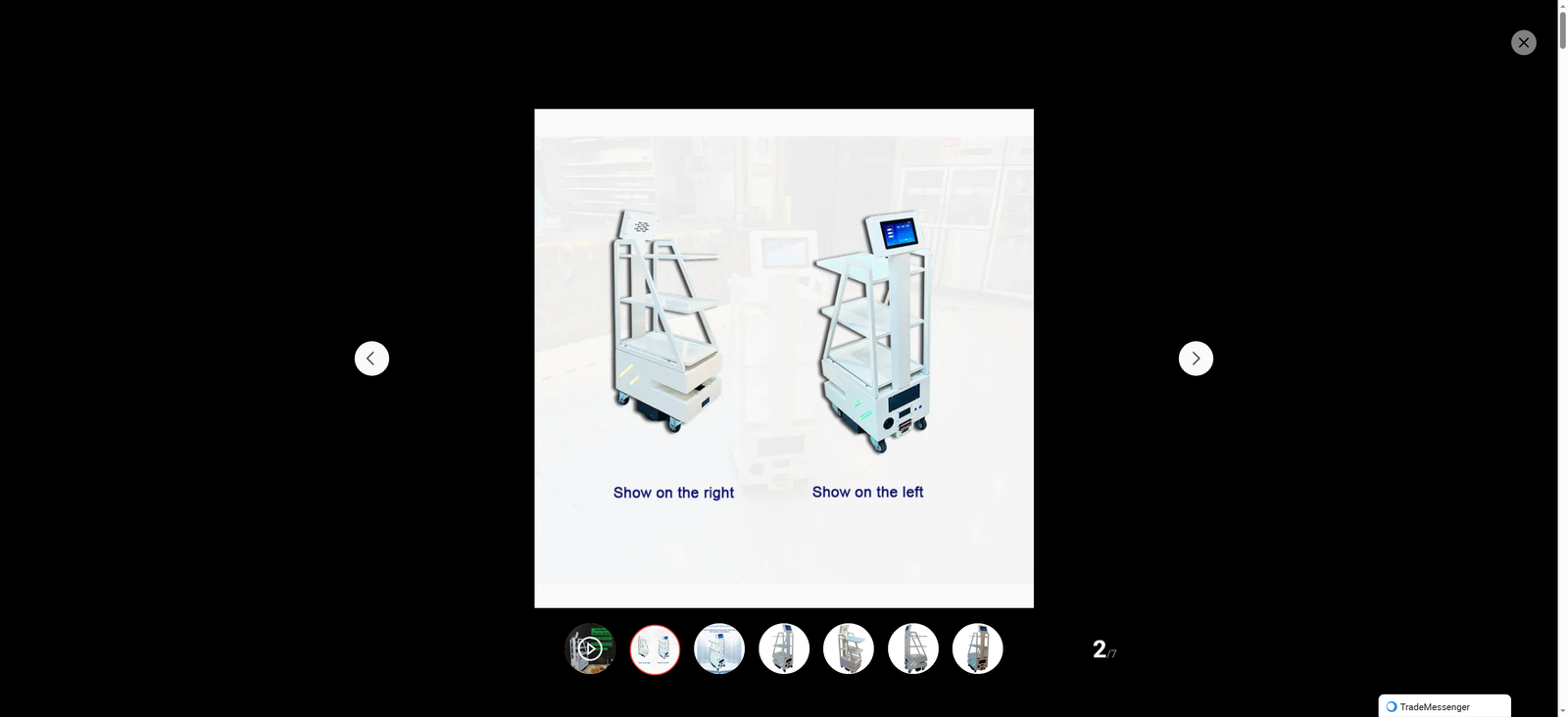 AMR Autonomous Food Delivery Robots Smart Solution for Hotels   Cafes Library Robot