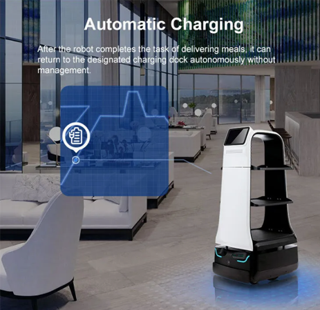 Padbot W3s Delivery Robot Commercial Hotel KTV Smart Delivery Robots