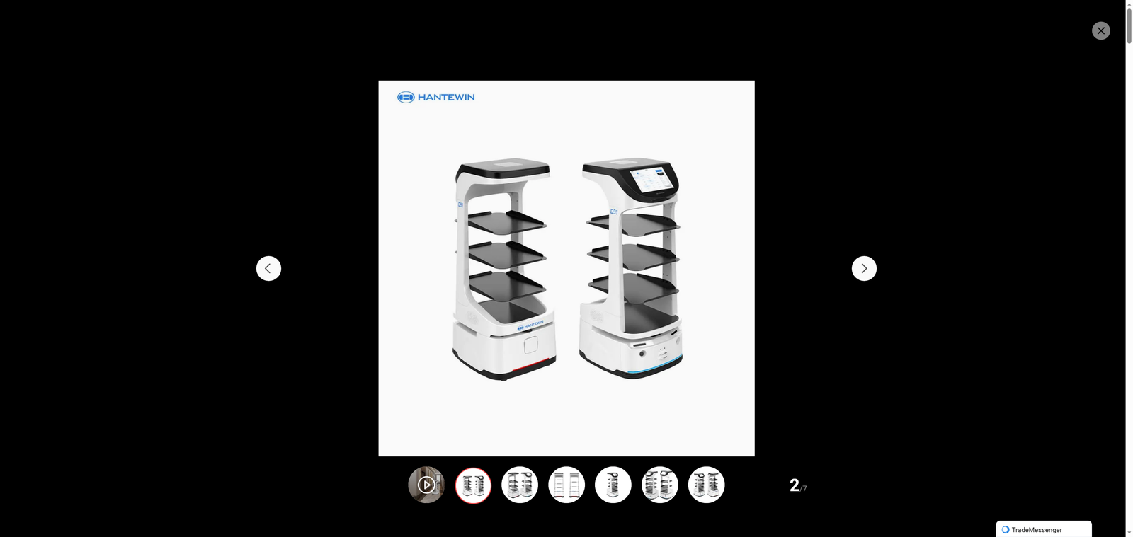 Next-Gen Hotel Delivery Robot with Customizable Service Features