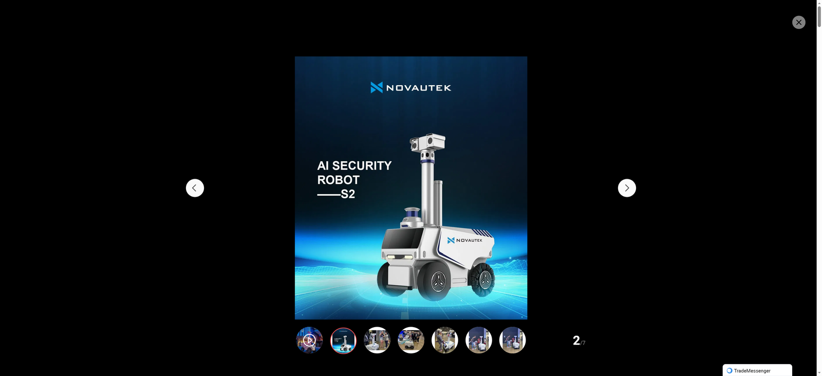 Hotels and Shopping Malls Ai-Driven University Campus Autonomous Rechargeable Security Guard Robot