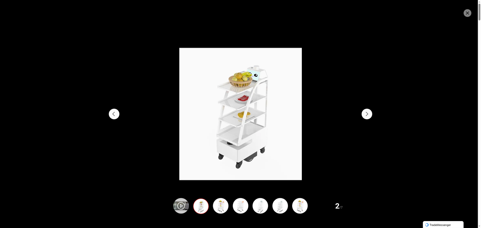 Factory Price Wholesale 0.2~0.8m S Cruising Speed Food Restaurant Foods Delivery Customized Making Hotel Robot