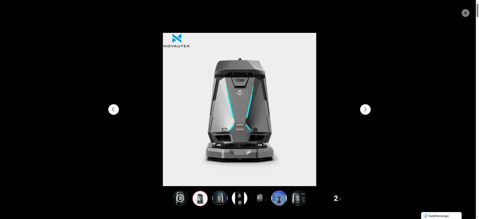 Commercial Automatic Floor Cleaning Robot Ai-Powered All-in-One Dusting Robot for Hotel and Hospital