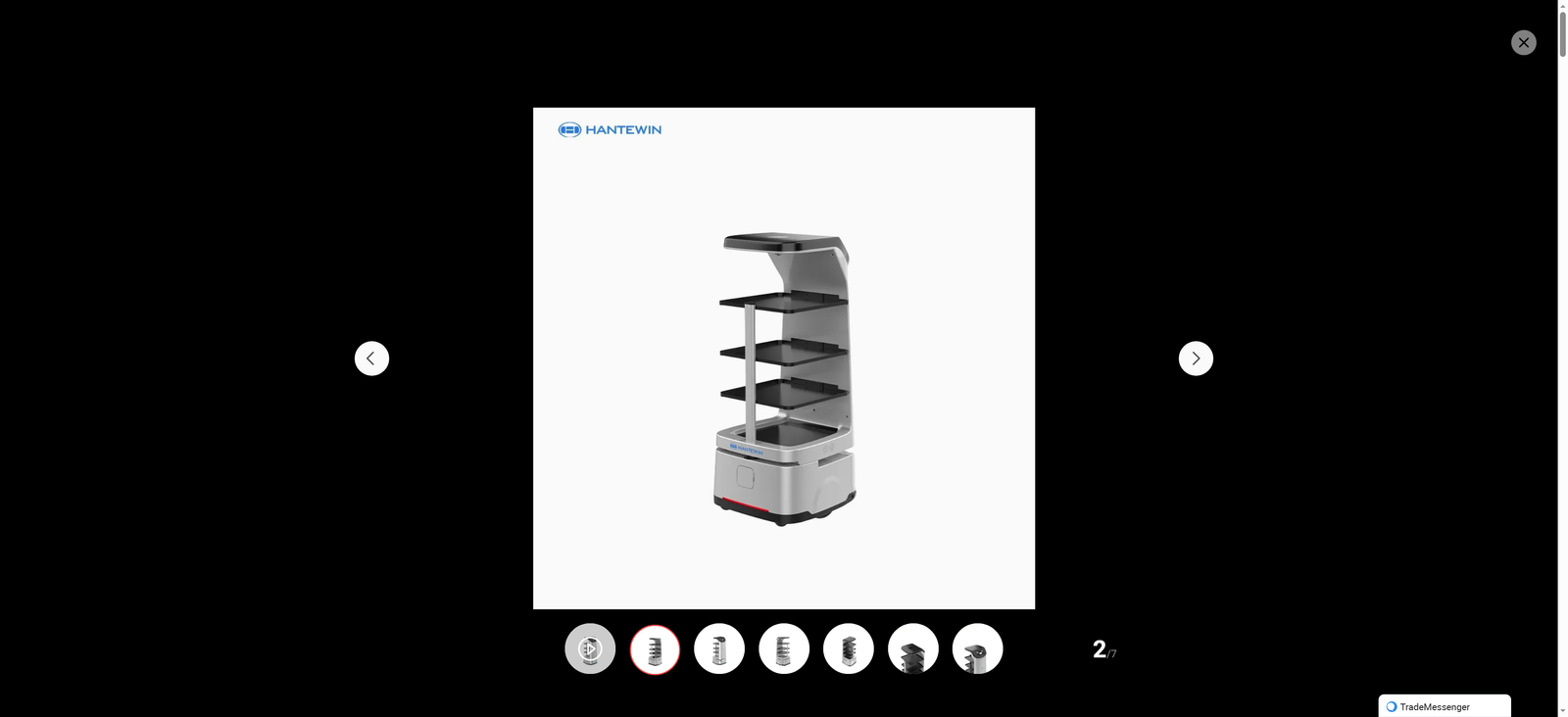 Intelligent Food Delivery Robot for Restaurants and Hotels