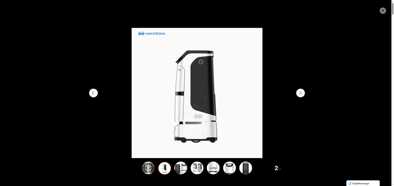 Intelligent Electric Autonomous Package Warehouse Delivery Vehicle Robot for Hotel with Cabins
