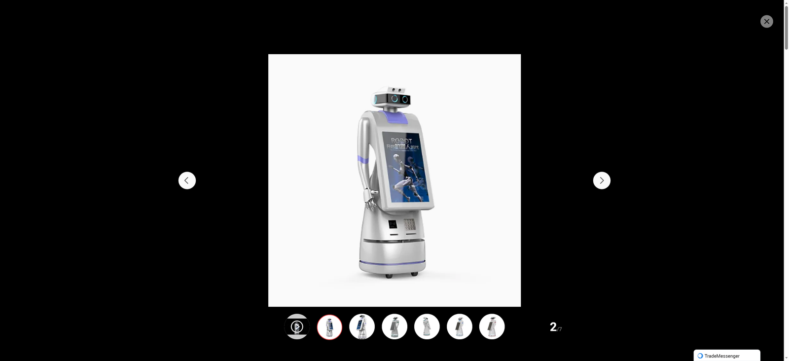 Bilingual Guidance   Commercial Intelligent Device-Doctor4 Service Robot