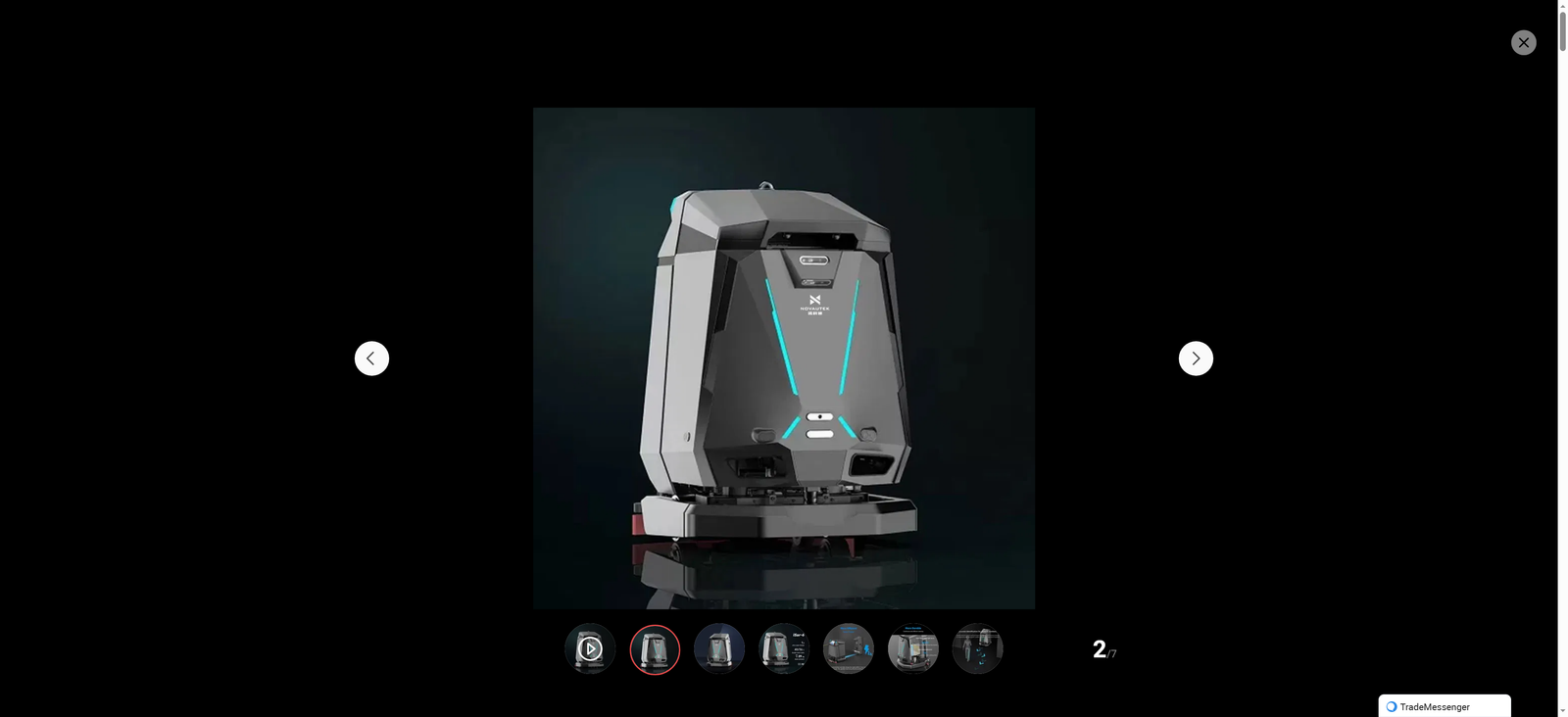 High Quality Smart Indoor Cleaning Floor Commercial Cleaning Robot for Hotel