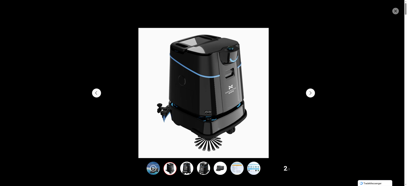 Slam+3D Vision Auto Recharge for Office Hospital Hotel Laser Navigation Cleaning Robot