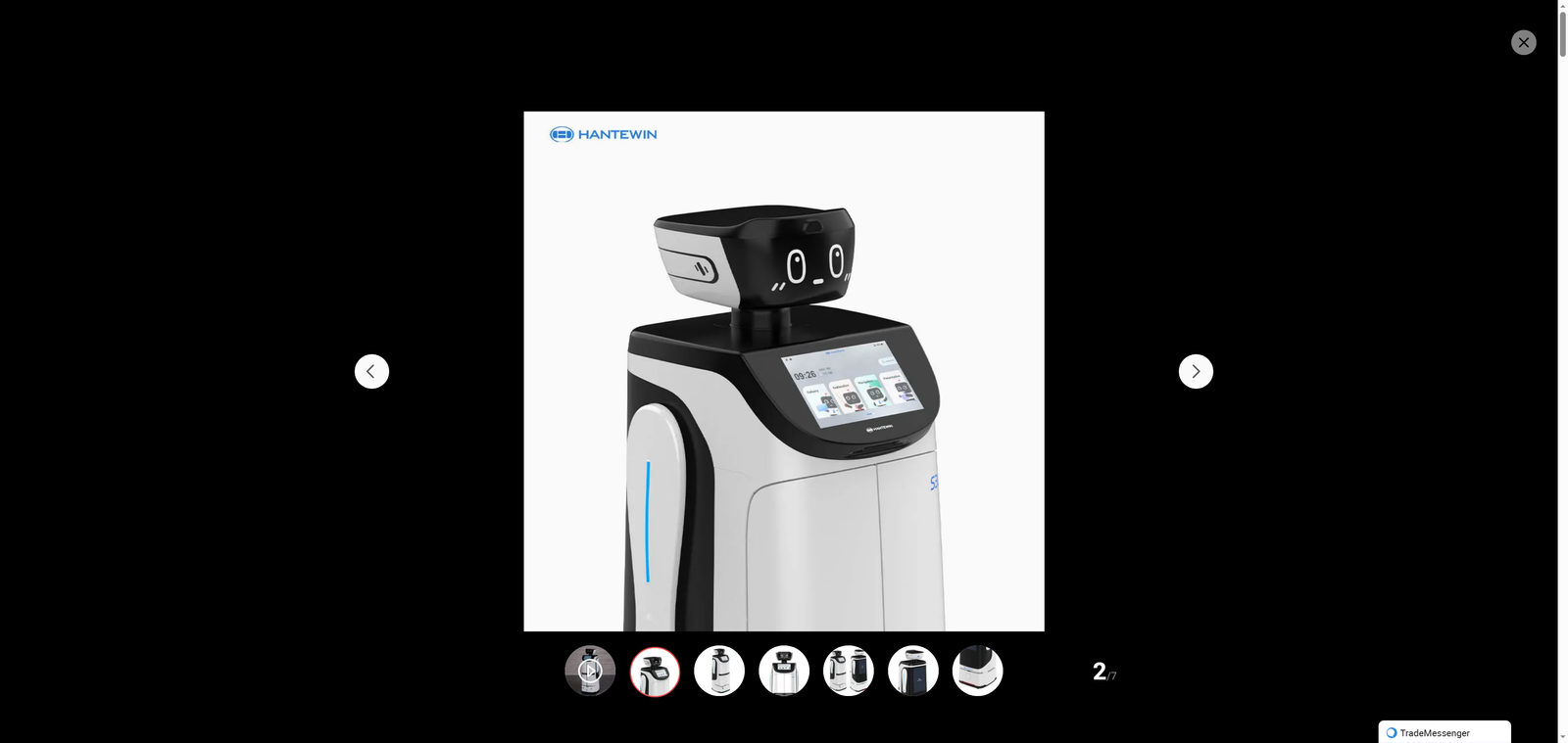 Bank Greeting Reception Robot Intelligent Humanoid Service Robot for Hotel Shopping Malls