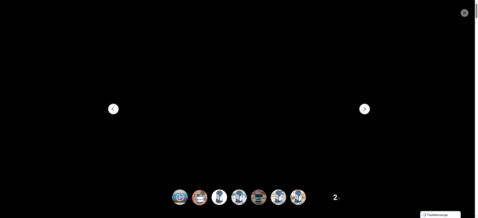 Ai Food Delivery Robot for Restaurants with Lithium Iron Phosphate Battery