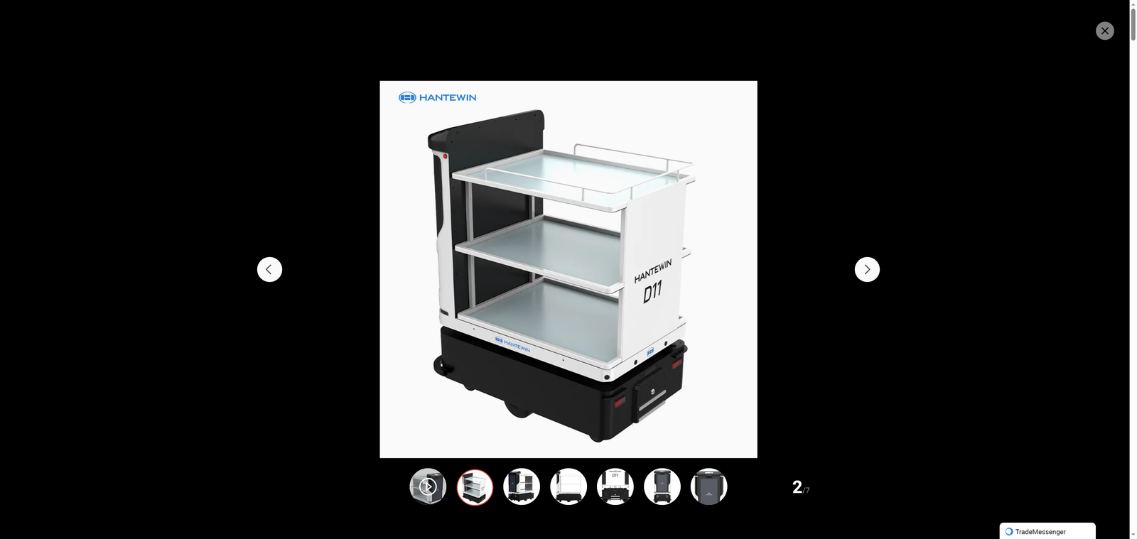 High Load Bearing Auto Charging Navigation Intelligent Food Delivery Robot for Restaurant Hotel Cafe