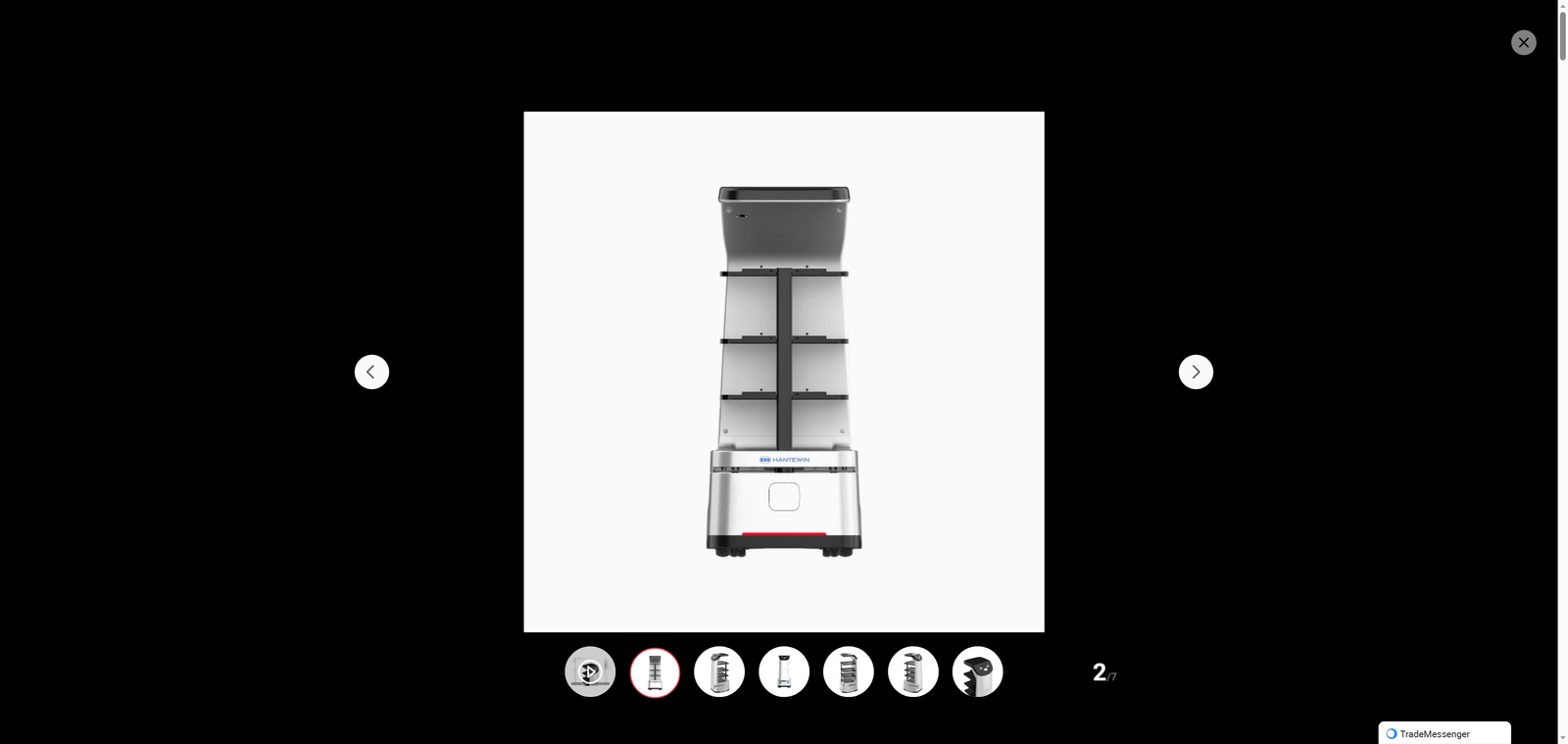 Intelligent Compact Coffee Food Delivery Robot for Hotel Lobbies and Meeting Areas