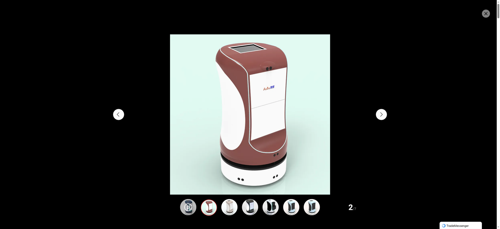 Custom Design Good Quality Stable Movement 5 - Star Hotel Delivery Robot