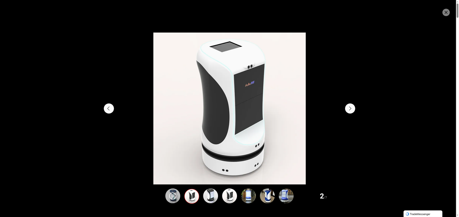 Factory High Quality Self - Diagnosis Function 5 - Star Hotel Delivery Robot