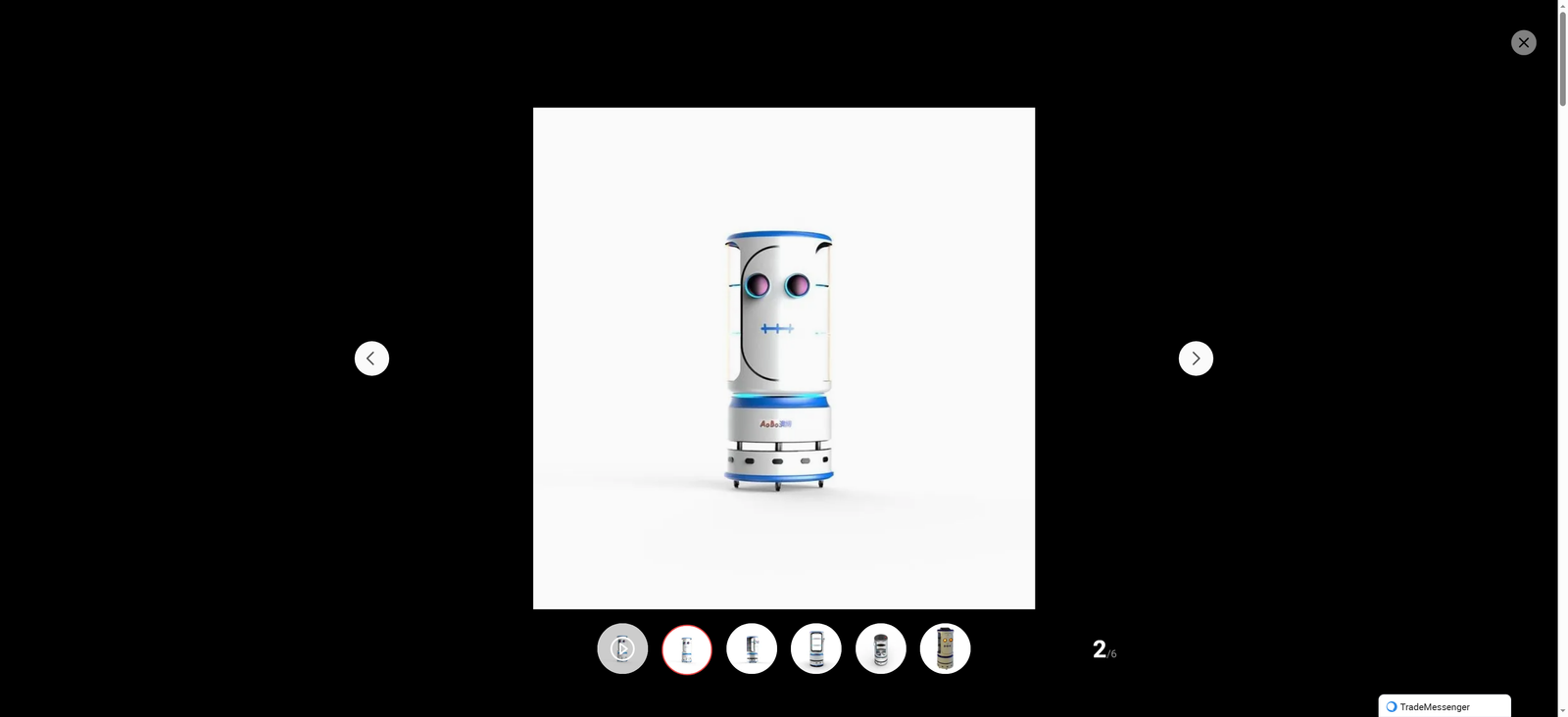 Intelligent Collaborative Service Hotel Restaurant-Paopao Delivery Robot