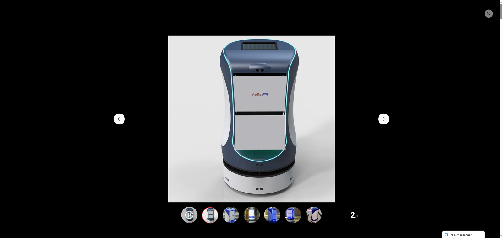 Factory High Quality Large Capacity Storage Hotel Delivery Robot