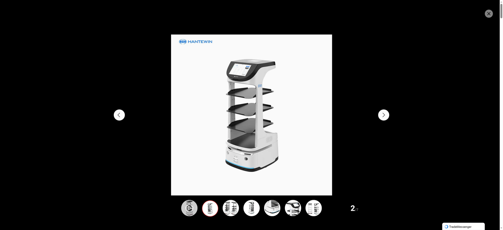 Walking Speed 0-1.2m S Battery Life 8h Intelligent Smart Service Hotel Food Delivery Robot