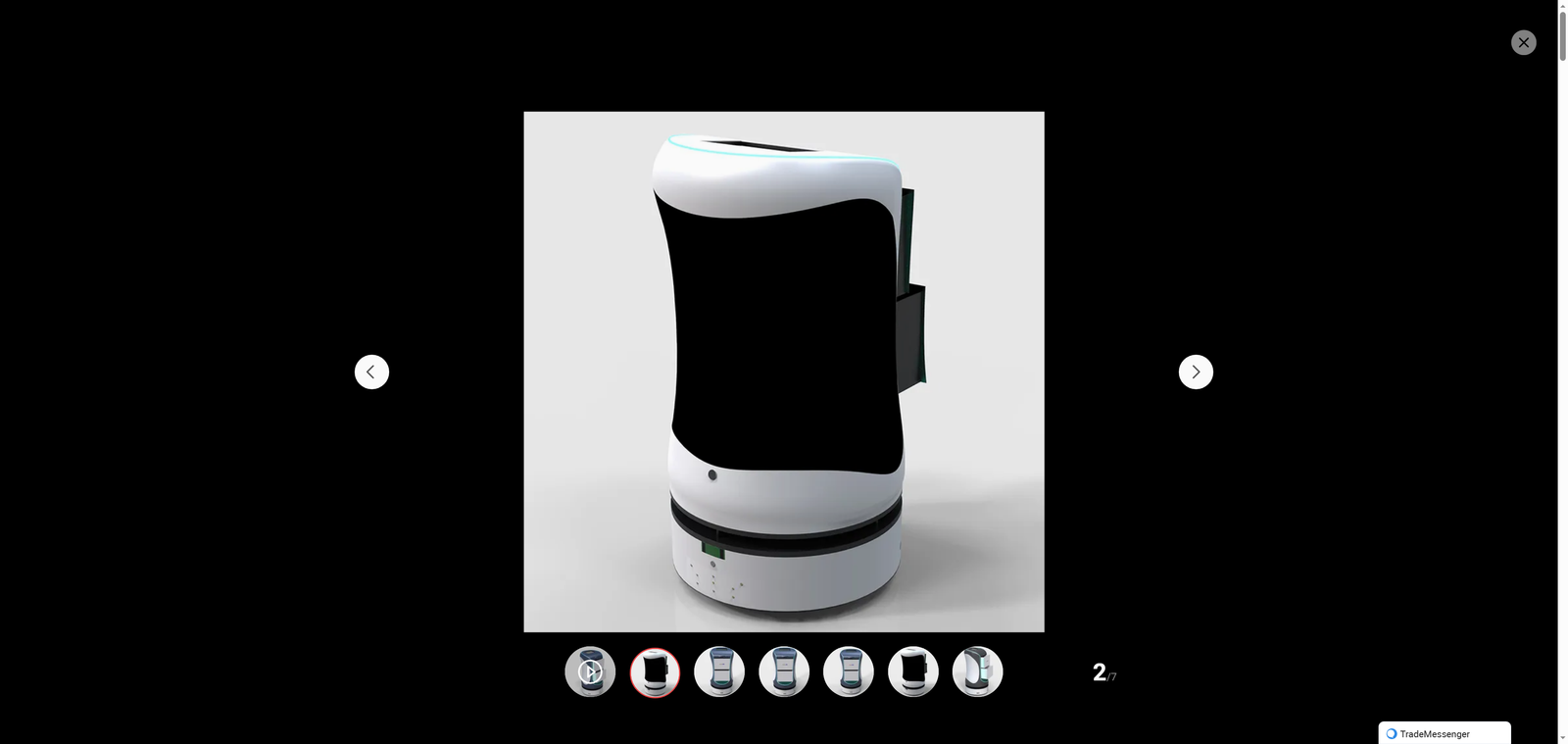 Hot Selling High Quality Low Noise 3 - Star Hotel Delivery Robot