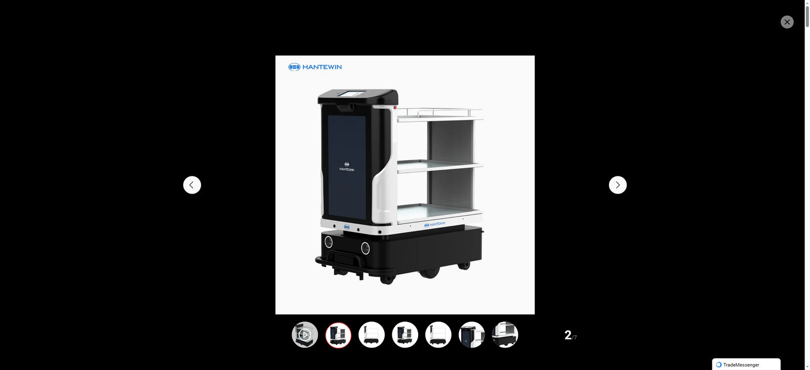 Guiding Food Delivery Robot Machine Custom Delivery Food Hotel Hospital Restaurant Robot Waiter Robot