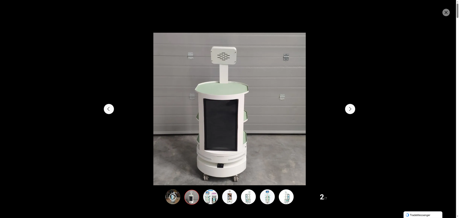 Multi-Purpose Delivery Robot for Hotels: Advertising Screen-Equipped, Balancing Food Delivery   Advertising, Multi-Functional Service