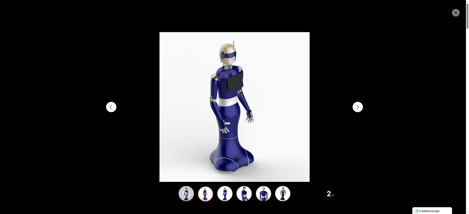 Intelligent Humanoid Butler Lobby Reception-Landou Service Robot