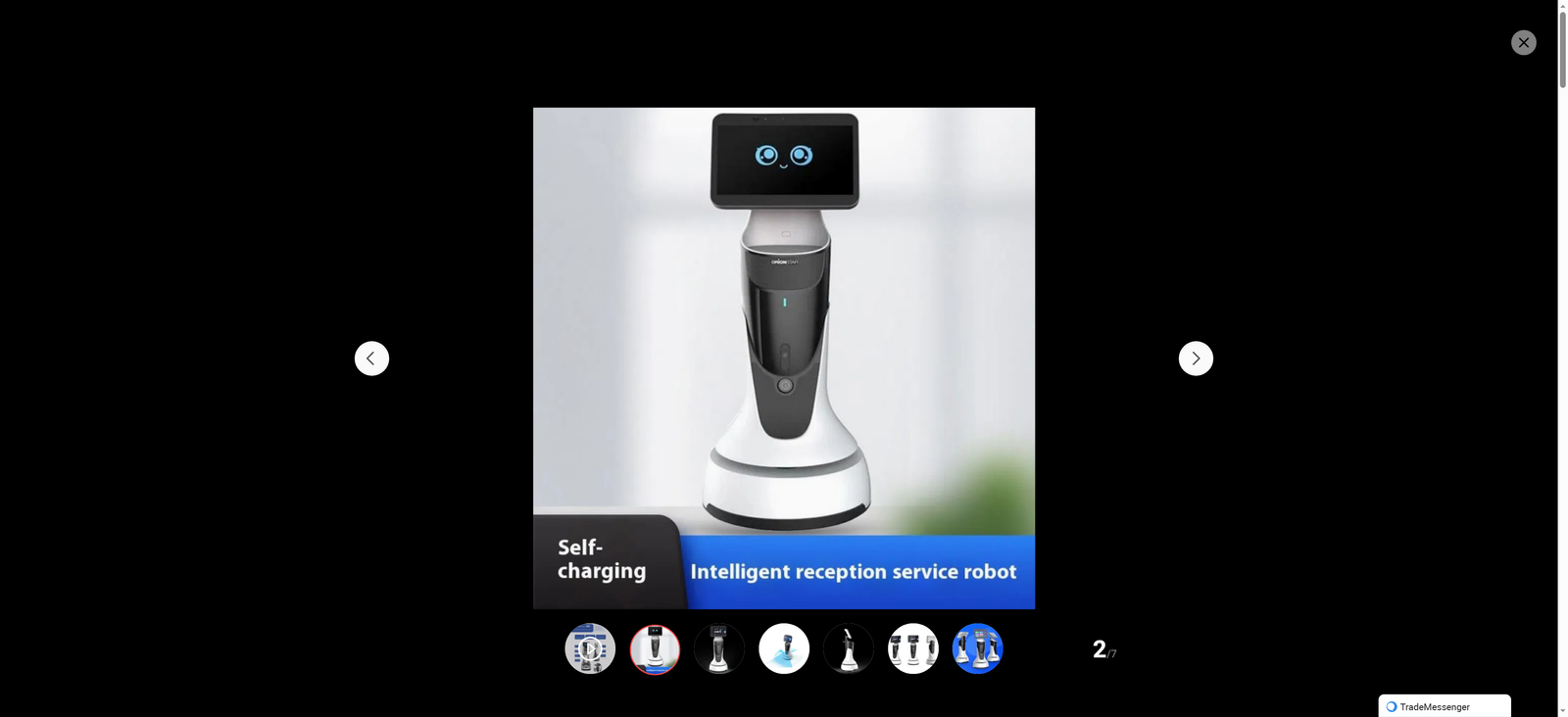 Mini Intelligent Reception Robot Welcome Guide Exhibition Hall Explanation Dialogue Assistance Legal Inquiry Commercial