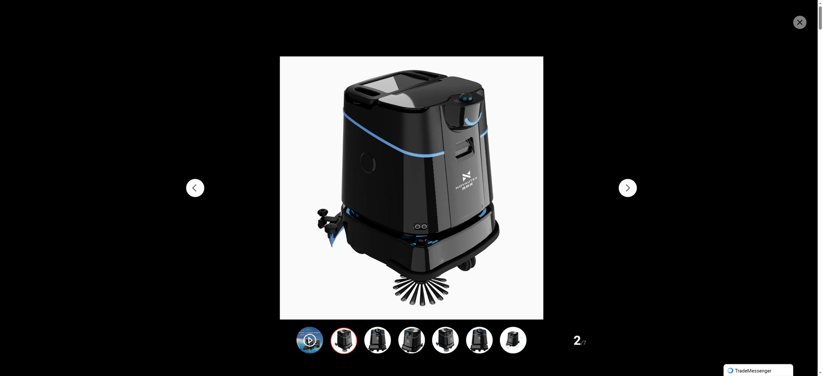 High Quality Hotel Office Indoor Smart Cleaning Robot Efficient Robot Floor Scrubber with Reasonable Price