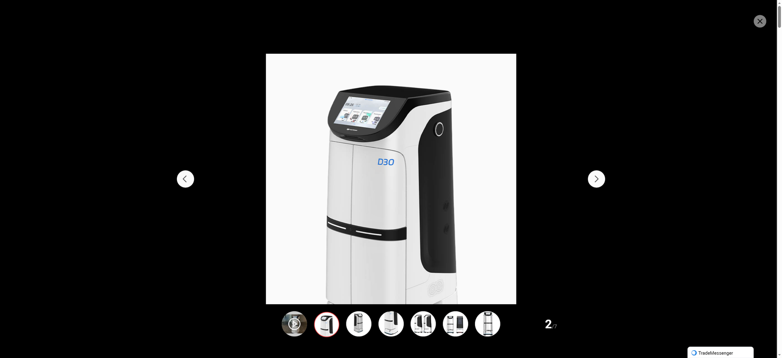 Innovative Intelligent Smart Service Hotel Food Delivery Robot for Hospital Shopping Mall