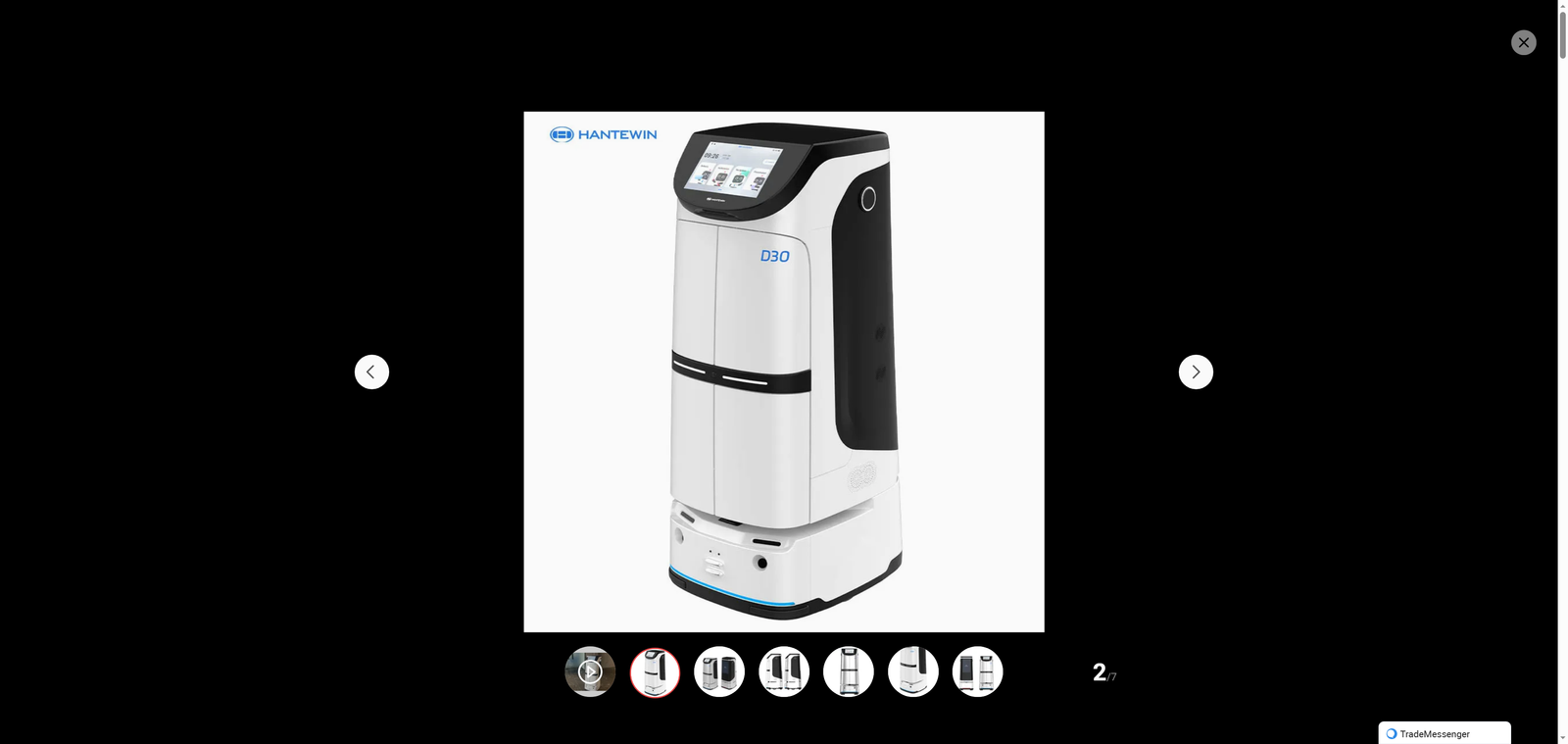 Commercial Multifunctional Service Robot Automatic Recharging Waiter Delivery Robot for Hotel