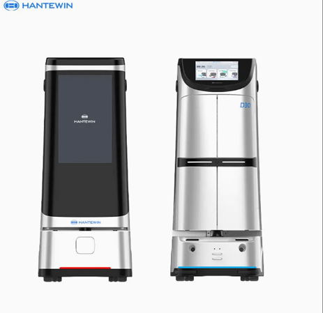 Automatic Working Hotel Restaurant Self Driving Service Delivery Robots Serving Intelligent Waiter Robot Automatic Working Hotel Restaurant Self Driving Service Delivery Robots Serving Intelligent Waiter Robot