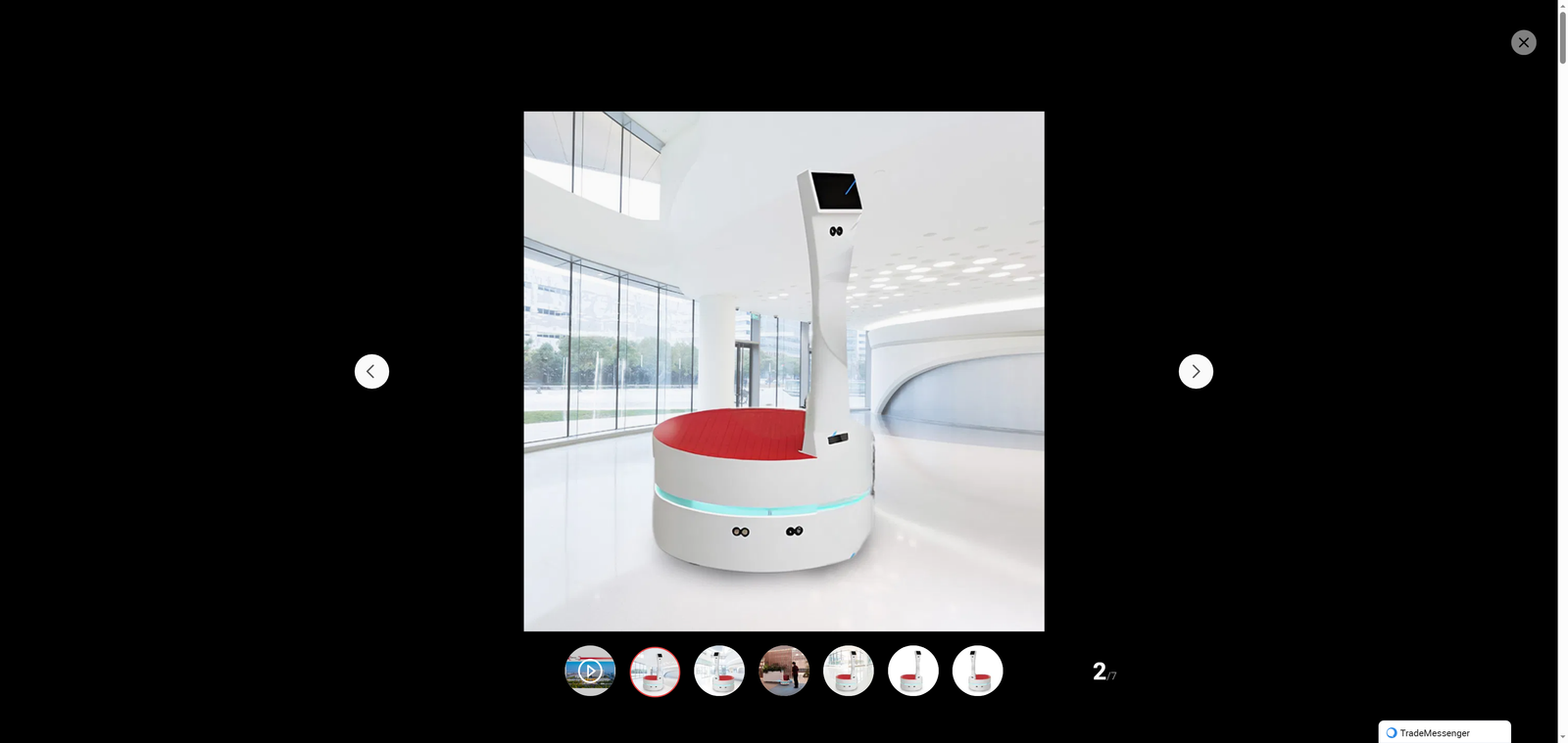 Manufacturer Direct Sales Intelligent Transport Robots for Hotels and Airports