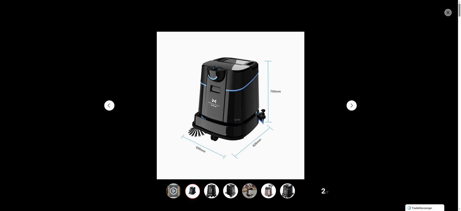 Intelligent Hotel Cleaning Robot – Autonomous 4-in-1 Sweep, Mop, Scrub   Vacuum